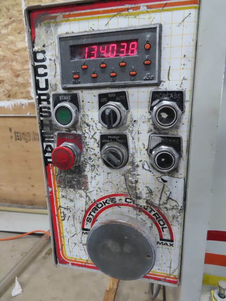 Used 10' x 10ga Accurshear 613510 Hydraulic Shear, Stock 1172 - Blackstone Machinery