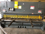 Used 10' x 1/2" Pacific Fabri-Shear FS400-10II Hydraulic Shear, Stock 1159 - Blackstone Machinery