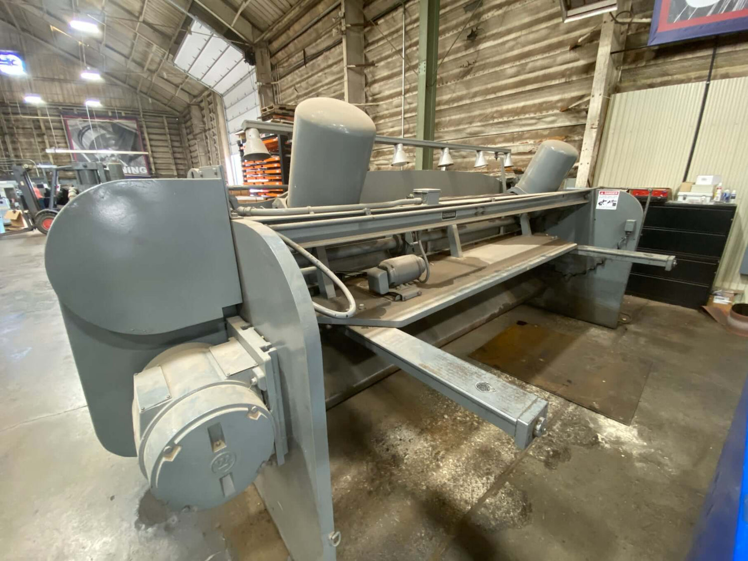 Used 12' x 1/4" Cincinnati 1812 Auto-Shear Mechanical Shear, Stock 1185 - Blackstone Machinery