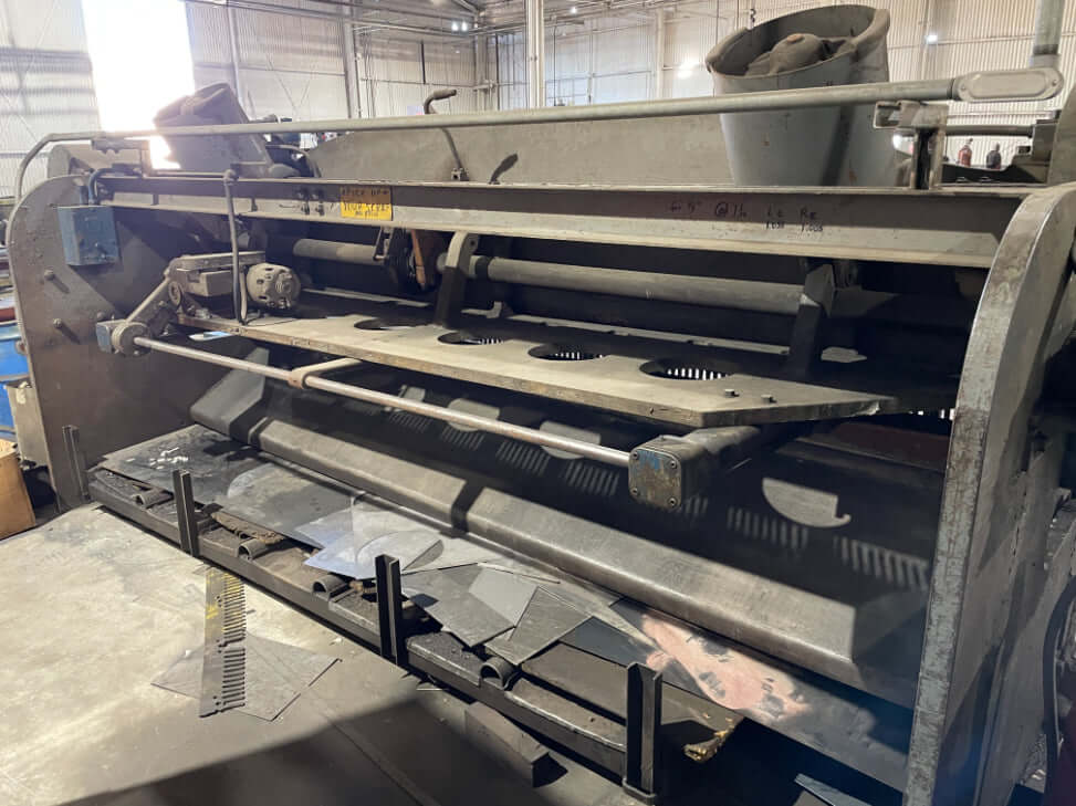 Used 12' x 1/4" Cincinnati 1812 Mechanical Shear, Stock 1214 - Blackstone Machinery