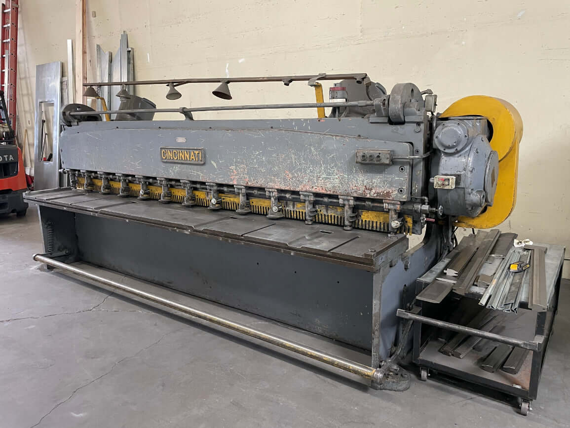 Used 12' x 3/16" Cincinnati Model 1412 Mechanical Shear, Stock 1188 - Blackstone Machinery