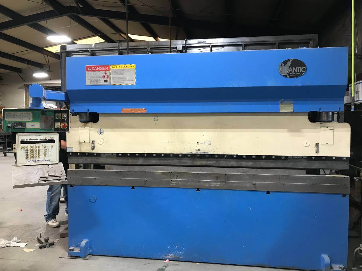 Used 165 Ton x 10' Atlantic CNC Hydraulic Press Brake, Stock 1217 - Blackstone Machinery