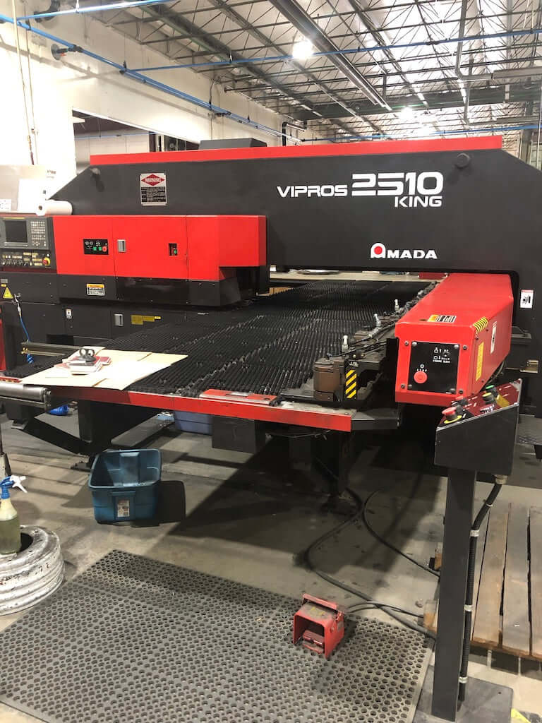 Used 22 Ton Amada Vipros 2510 CNC Turret Punch, Stock 1177 - Blackstone Machinery