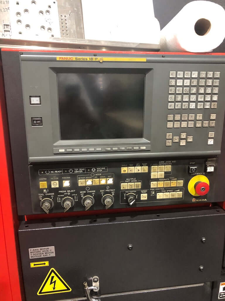 Used 22 Ton Amada Vipros 2510 CNC Turret Punch, Stock 1177 - Blackstone Machinery