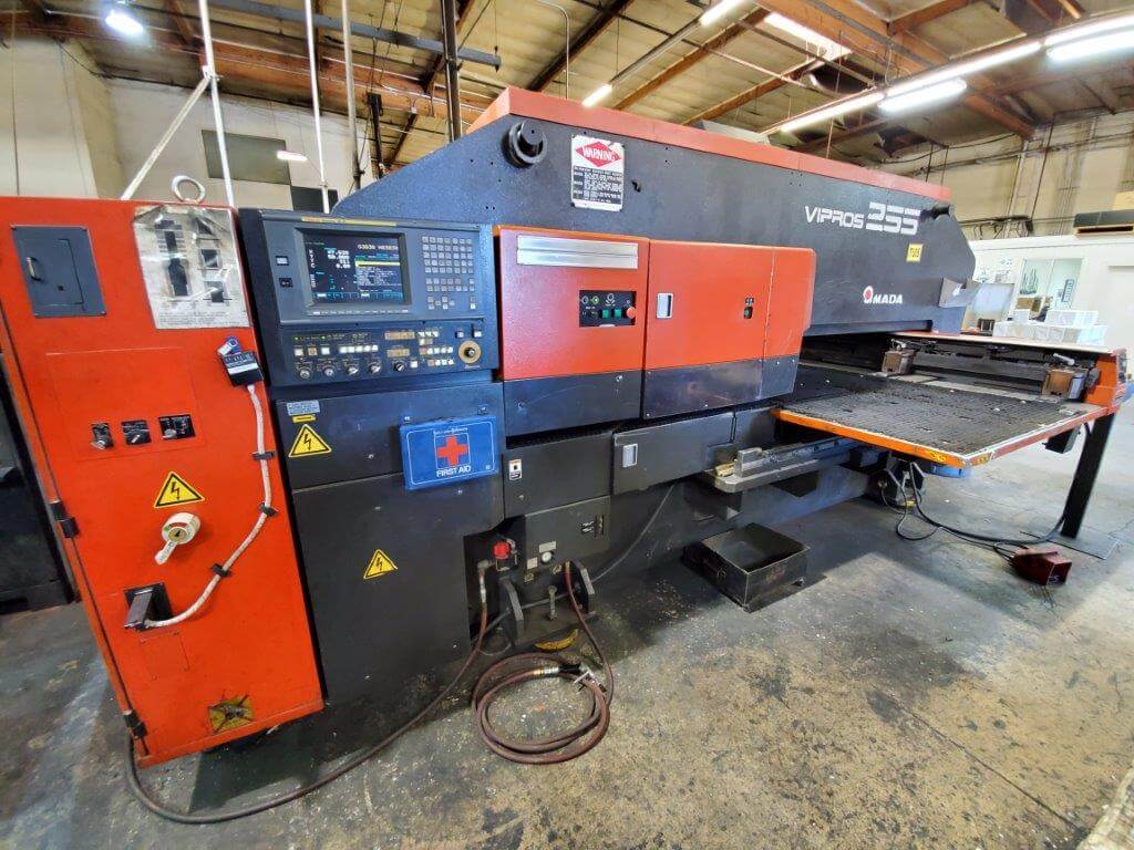 Used 22 Ton Amada Vipros 255 CNC Turret Punch, Stock 1117 - Blackstone Machinery