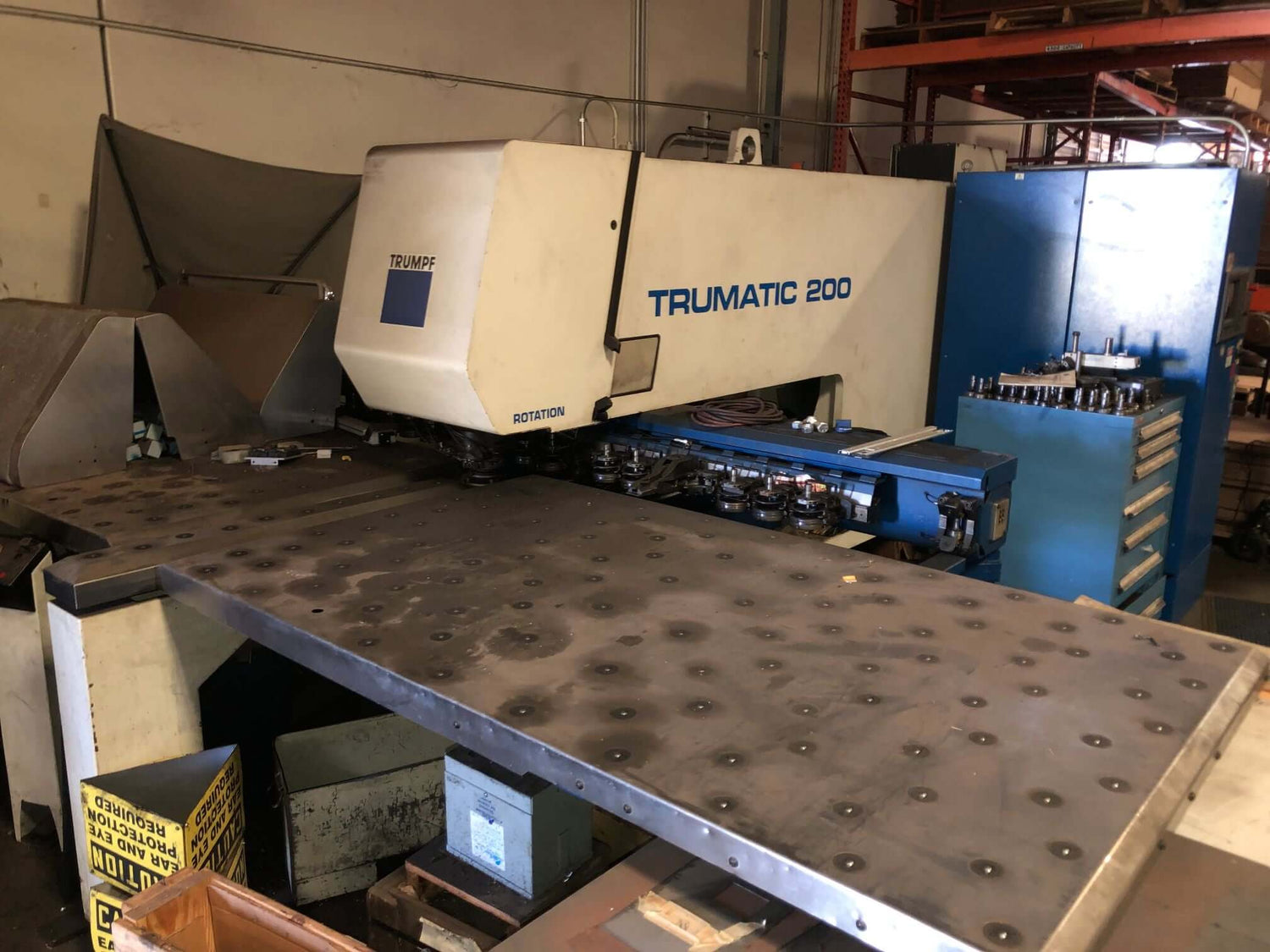 Used 20 Ton Trumpf Trumatic 200 CNC Turret Punch, Stock 1134 - Blackstone Machinery
