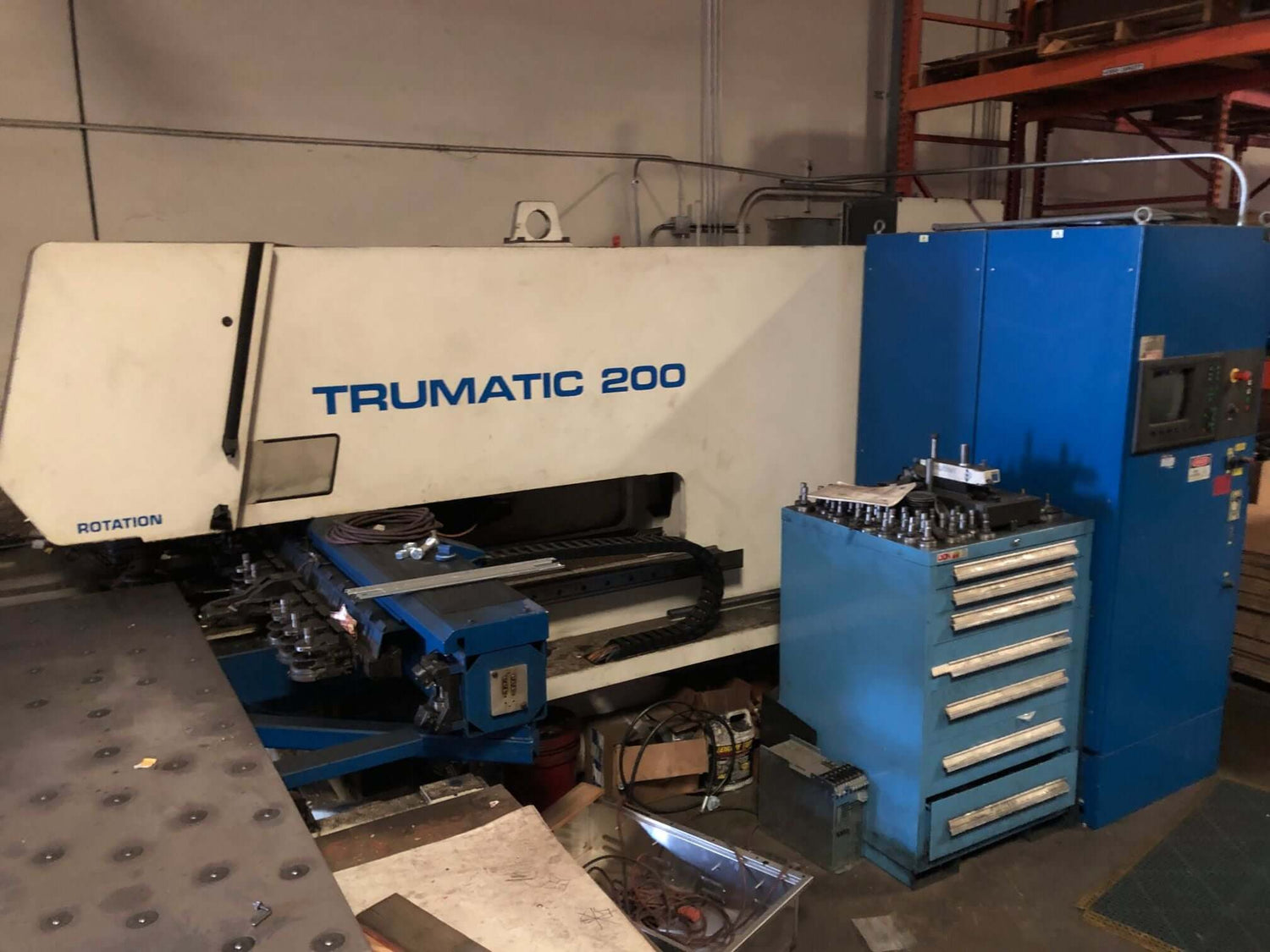 Used 20 Ton Trumpf Trumatic 200 CNC Turret Punch, Stock 1134 - Blackstone Machinery