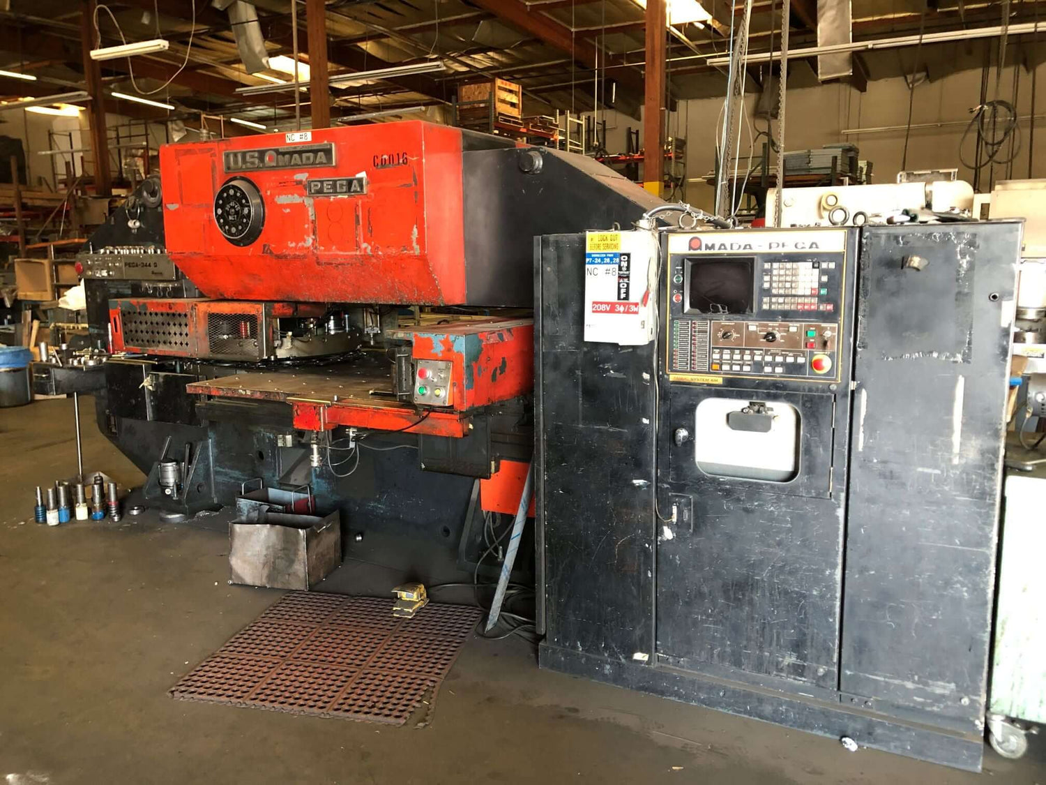 Used 33 Ton Amada Pega 344 CNC Turret Punch, Stock 1131 - Blackstone Machinery