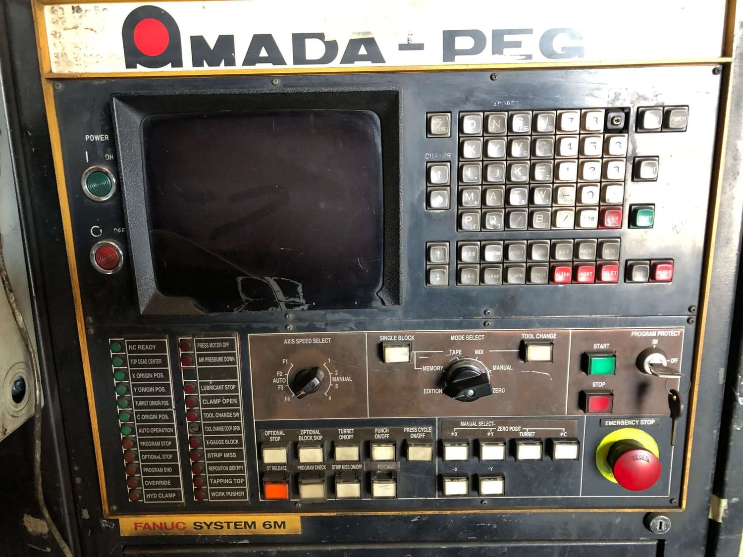 Used 33 Ton Amada Pega 344 CNC Turret Punch, Stock 1131 - Blackstone Machinery