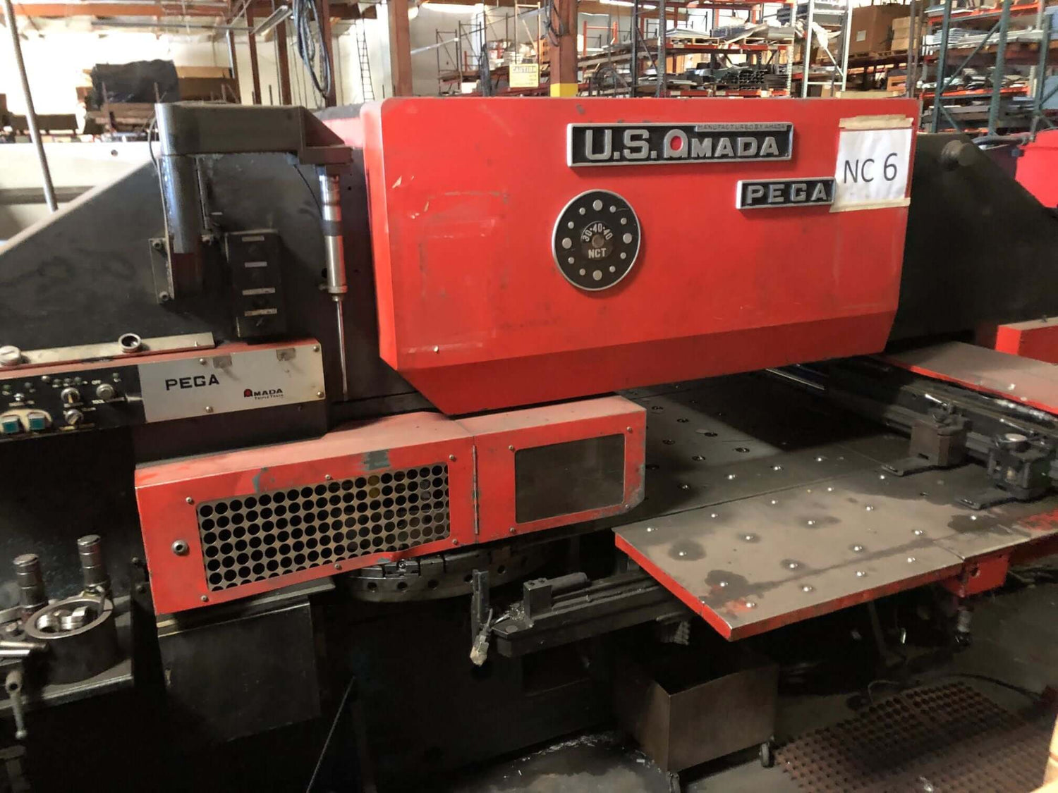 Used 33 Ton Amada Pega 344 CNC Turret Punch, Stock 1132 - Blackstone Machinery
