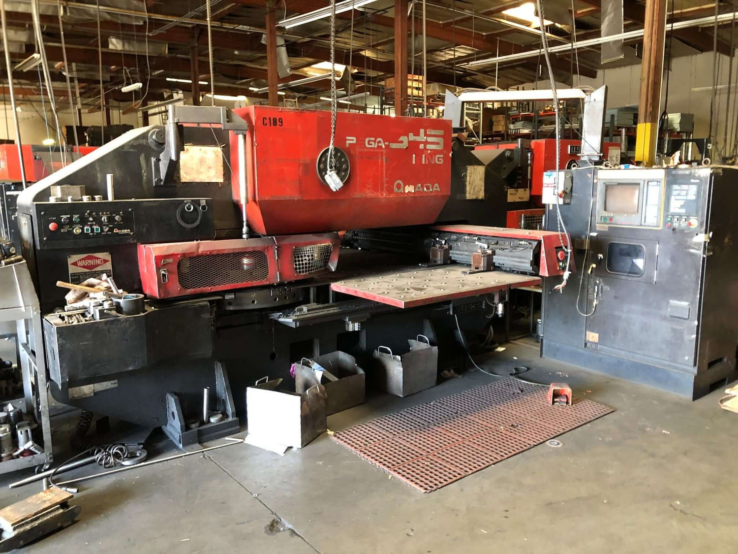 Used 33 Ton Amada Pega 345 CNC Turret Punch, Stock 1133 - Blackstone Machinery