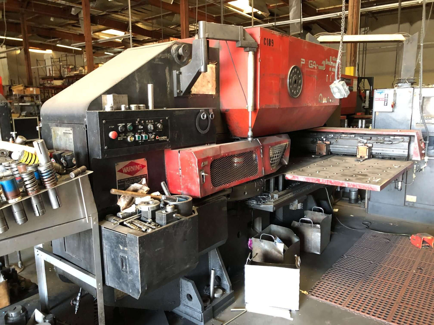 Used 33 Ton Amada Pega 345 CNC Turret Punch, Stock 1133 - Blackstone Machinery
