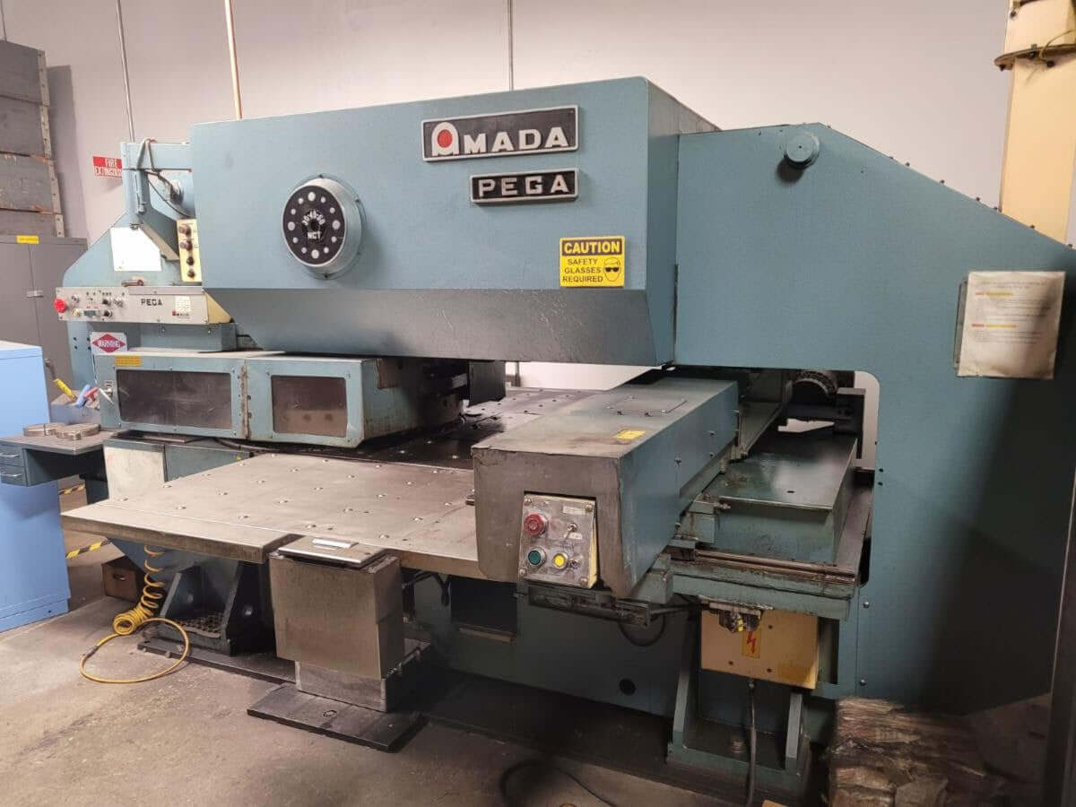Used 33 Ton Amada Pega 345 CNC Turret Punch, Stock 1174 - Blackstone Machinery