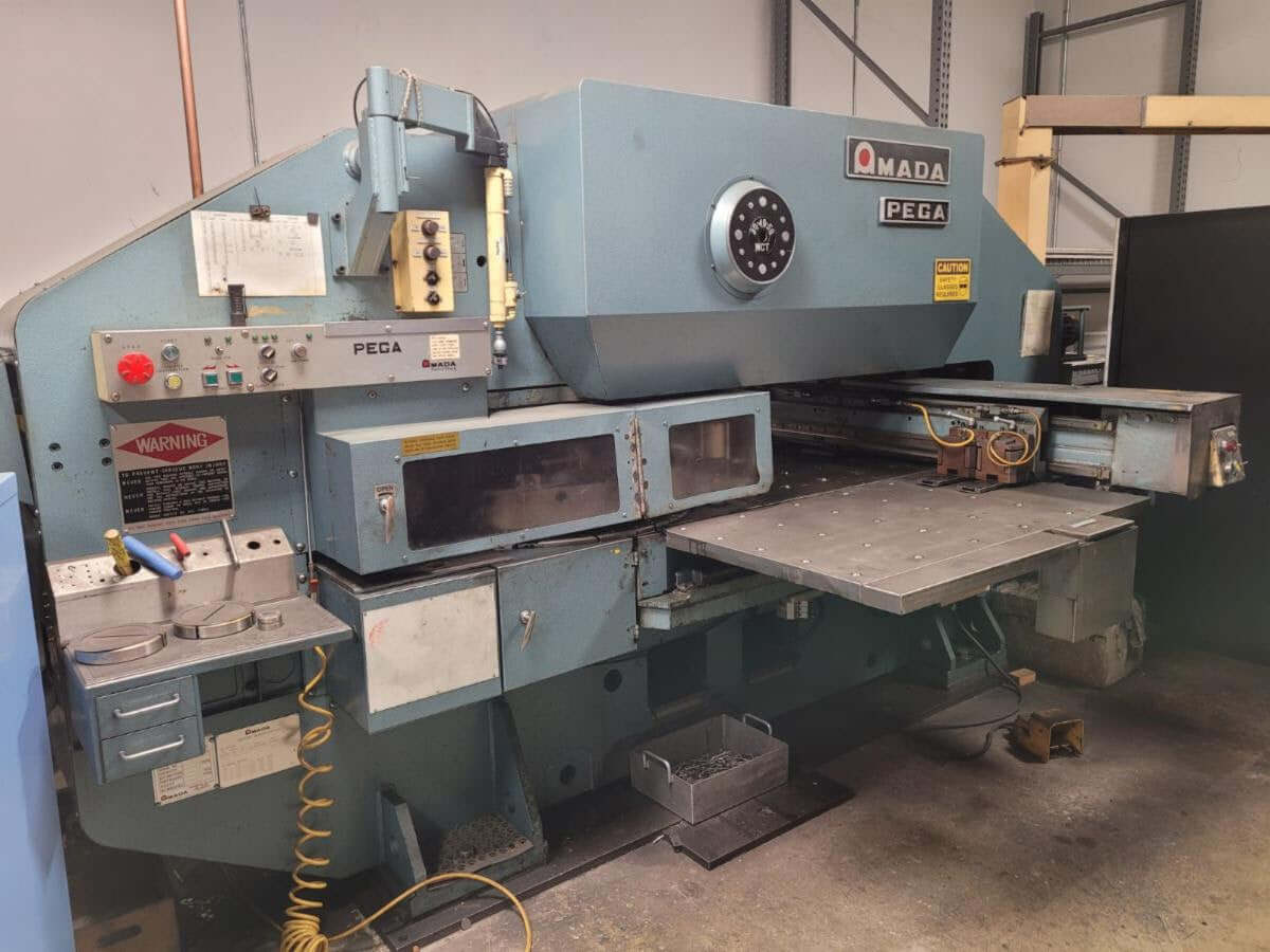 Used 33 Ton Amada Pega 345 CNC Turret Punch, Stock 1174 - Blackstone Machinery