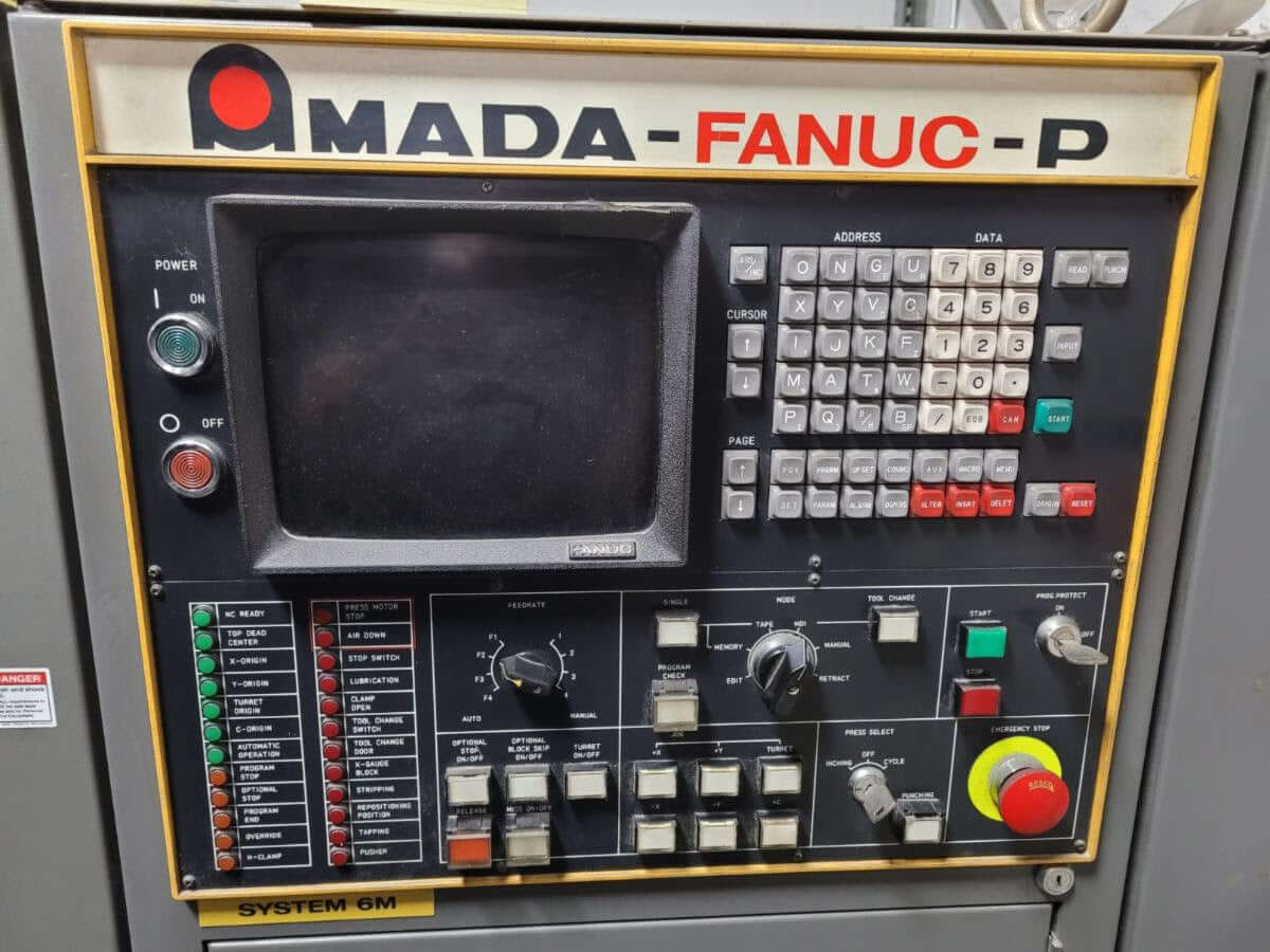 Used 33 Ton Amada Pega 345 CNC Turret Punch, Stock 1174 - Blackstone Machinery