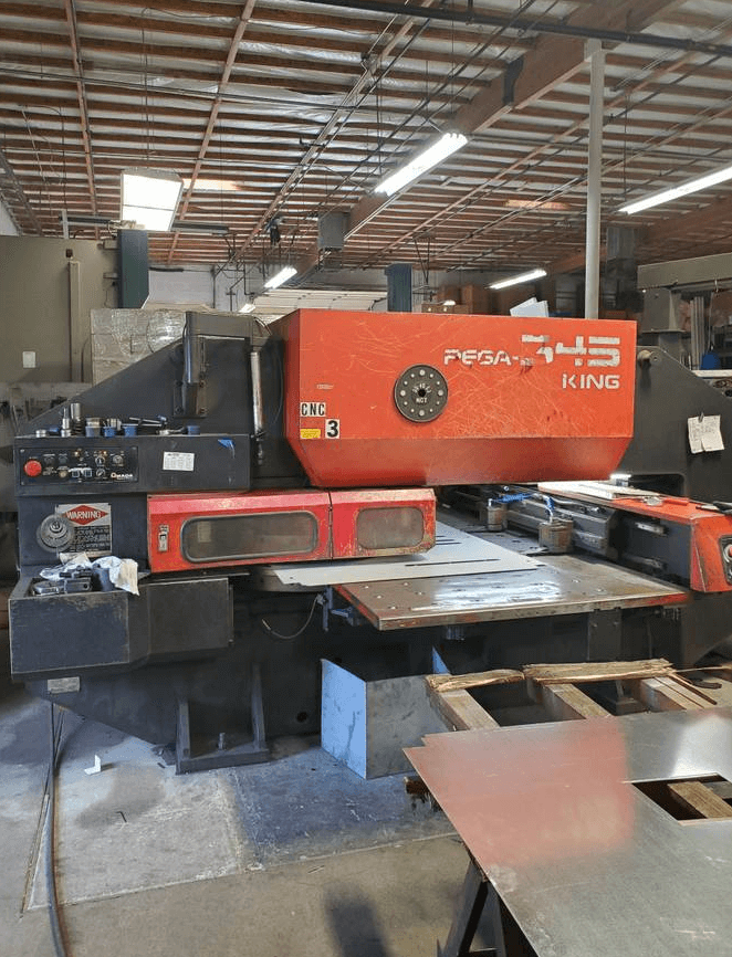 Used 33 Ton Amada Pega 345 King CNC Turret Punch, Stock 1169 - Blackstone Machinery