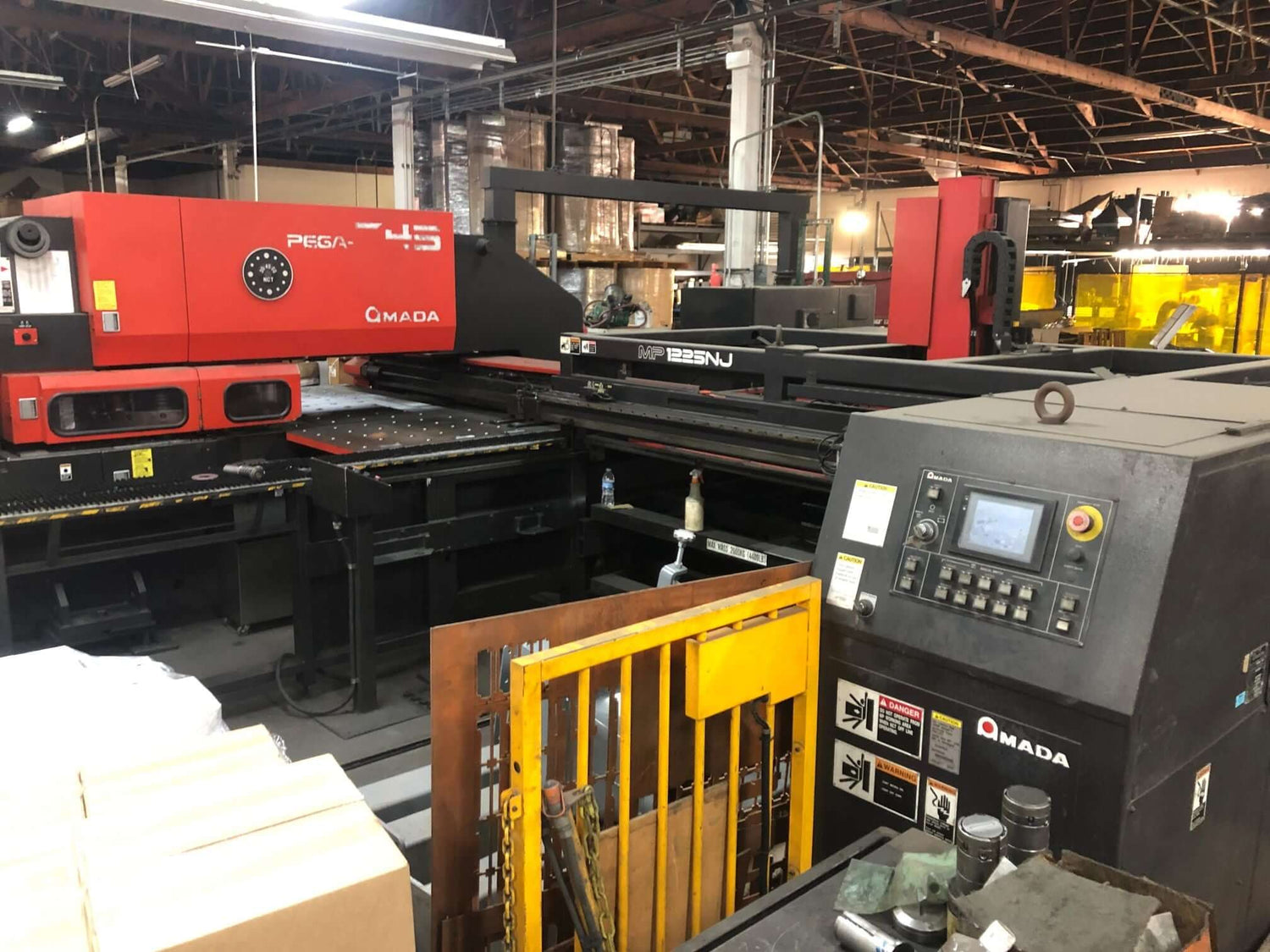 Used 33 Ton Amada Pega 345 Queen CNC Turret Punch, Stock 1156 - Blackstone Machinery