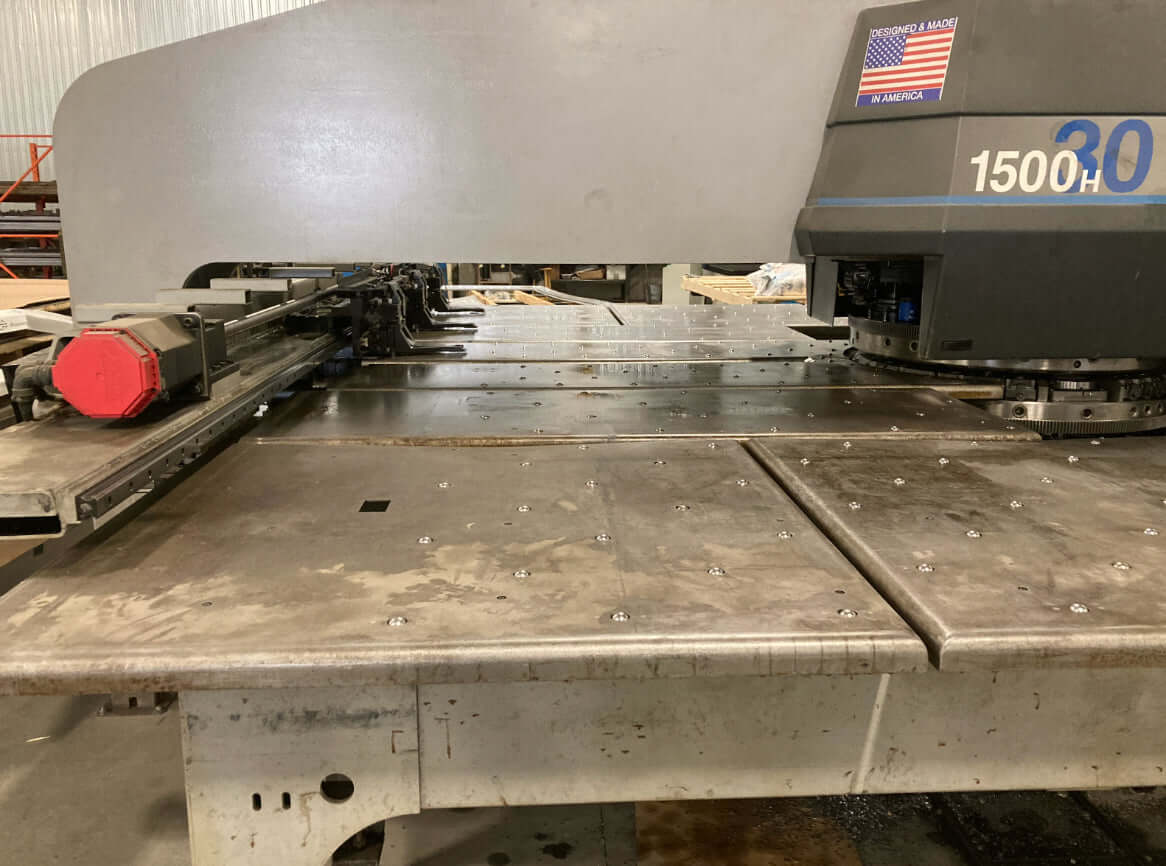 Used 33 Ton Amada Strippit 1500H-30 2.5M CNC Turret Punch, Stock 1195 - Blackstone Machinery