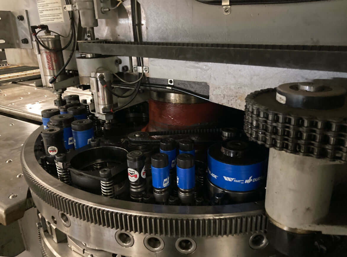 Used 33 Ton Amada Strippit 1500H-30 2.5M CNC Turret Punch, Stock 1195 - Blackstone Machinery