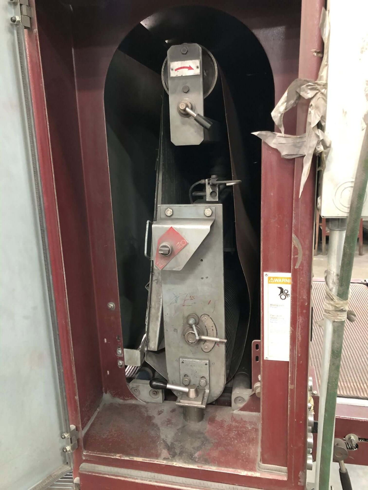 Used 36" Grindingmaster 2000 Single Head Belt Sander (Dry), Stock 1002 - Blackstone Machinery