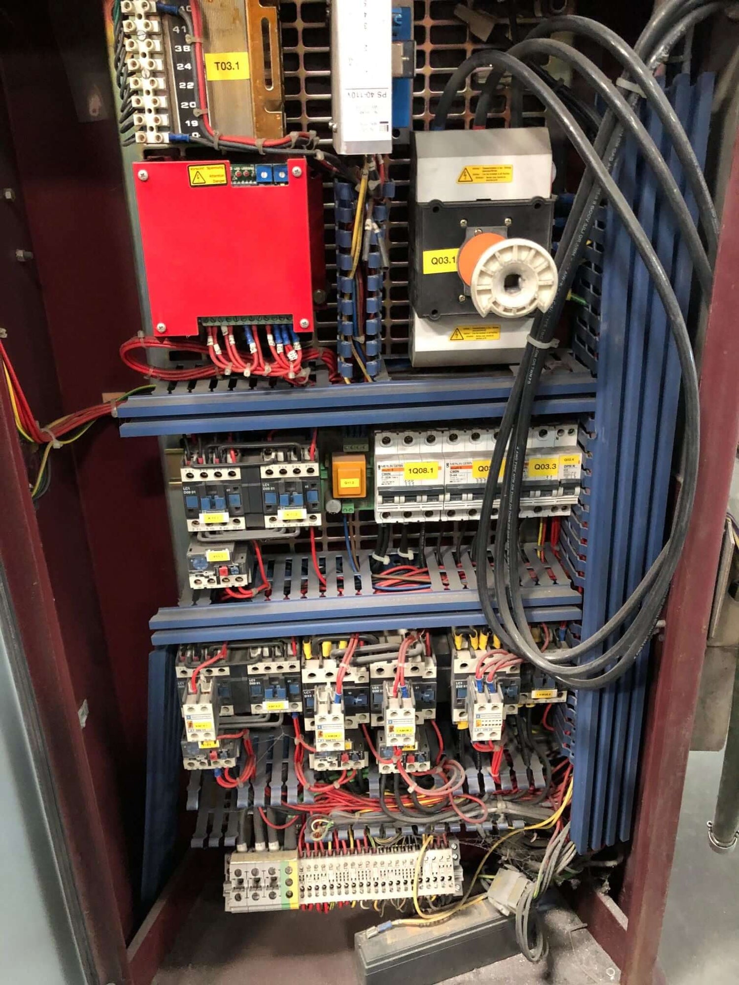 Used 36" Grindingmaster 2000 Single Head Belt Sander (Dry), Stock 1002 - Blackstone Machinery