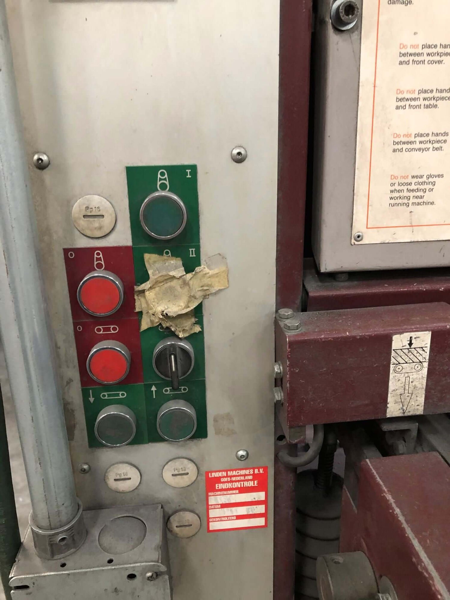 Used 36" Grindingmaster 2000 Single Head Belt Sander (Dry), Stock 1002 - Blackstone Machinery