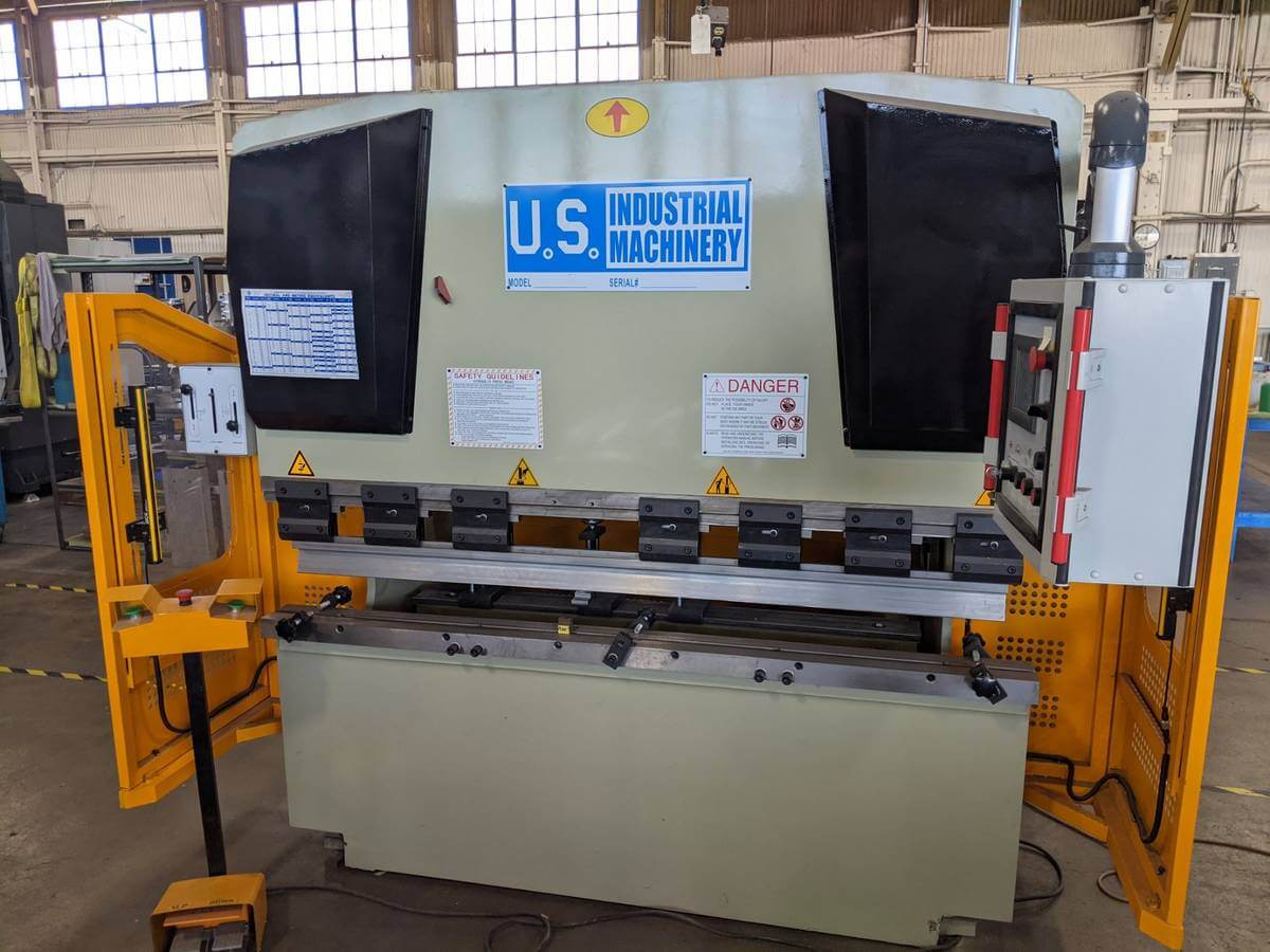 Used 44 Ton x 6' US Industrial Hydraulic CNC Press Brake, Stock 1210 - Blackstone Machinery