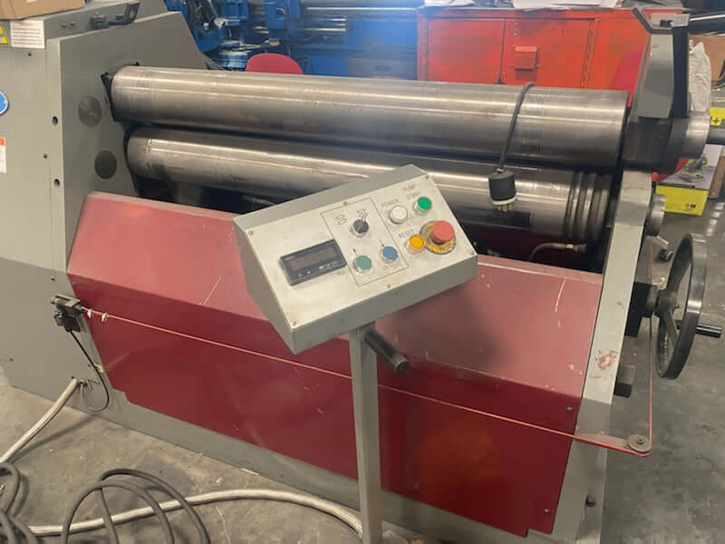 Used 4' x 1/4" GMC Hydraulic Plate Bending Roll, Stock 1141 - Blackstone Machinery