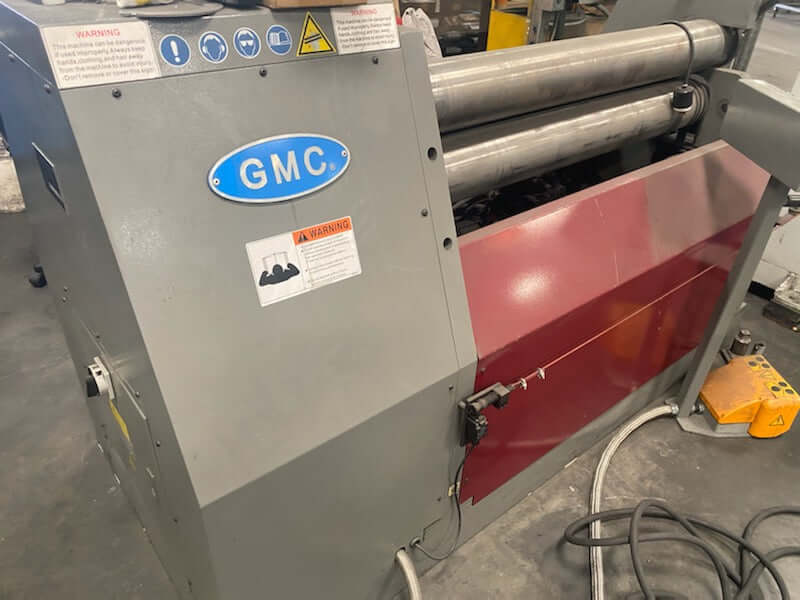 Used 4' x 1/4" GMC Hydraulic Plate Bending Roll, Stock 1141 - Blackstone Machinery