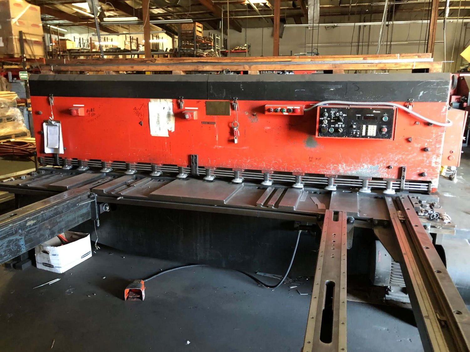 Used 10' x 1/4" Amada M-3060 Mechanical Shear, Stock 1130 - Blackstone Machinery