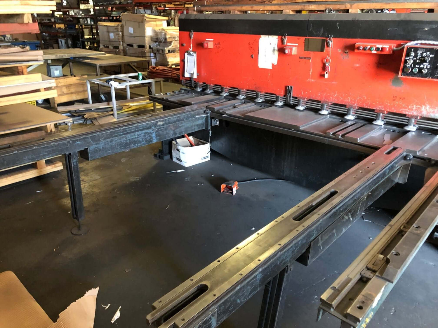 Used 10' x 1/4" Amada M-3060 Mechanical Shear, Stock 1130 - Blackstone Machinery