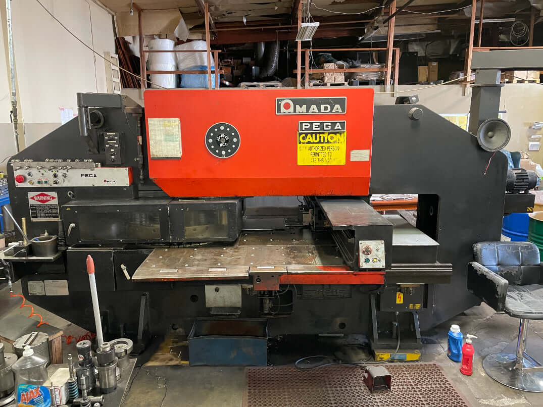 Used 33 Ton Amada Pega 344 CNC Turret Punch, Stock 1203 - Blackstone Machinery
