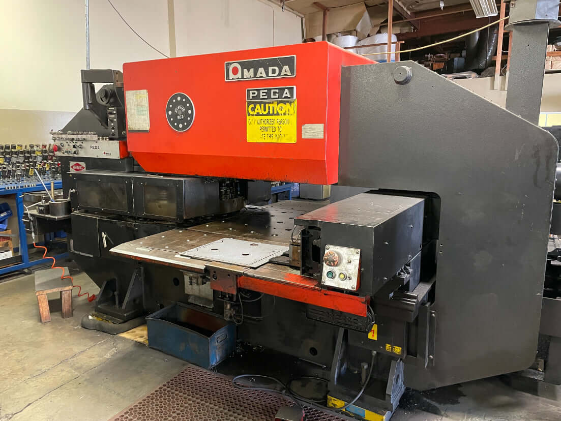 Used 33 Ton Amada Pega 344 CNC Turret Punch, Stock 1203 - Blackstone Machinery