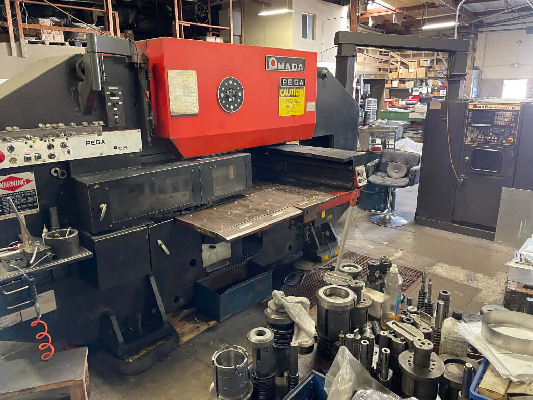 Used 33 Ton Amada Pega 344 CNC Turret Punch, Stock 1203 - Blackstone Machinery