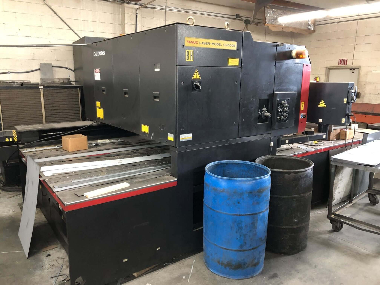 Used 2000 Watt Amada Pulsar LC2415 CNC Co2 Laser Cutter, Stock 1136 - Blackstone Machinery