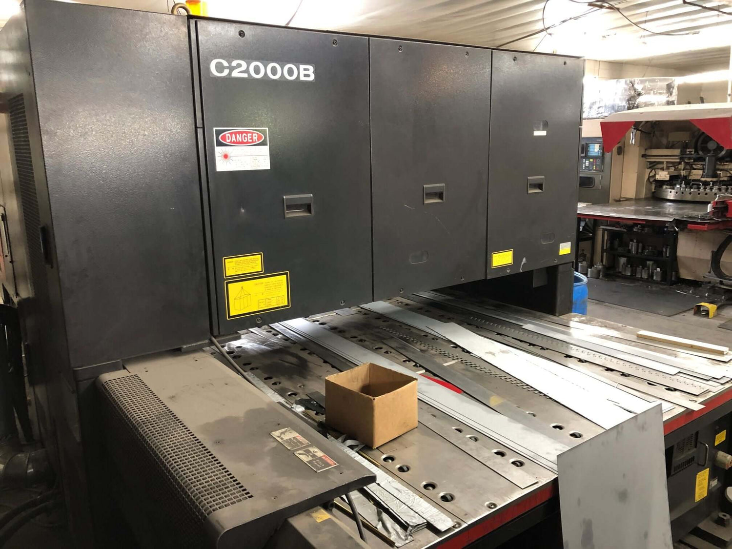 Used 2000 Watt Amada Pulsar LC2415 CNC Co2 Laser Cutter, Stock 1136 - Blackstone Machinery