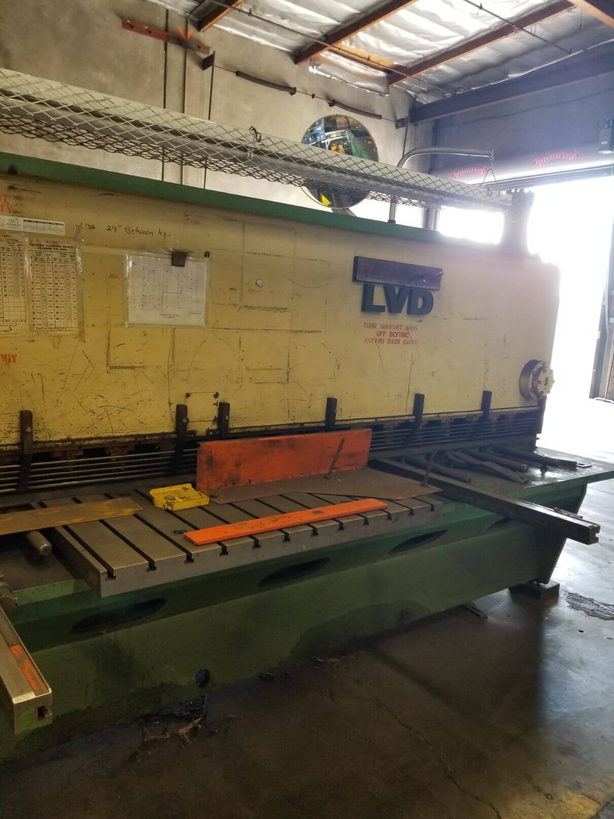 Used 13' x 1/4" LVD Hydraulic Shear, Stock 1140 - Blackstone Machinery