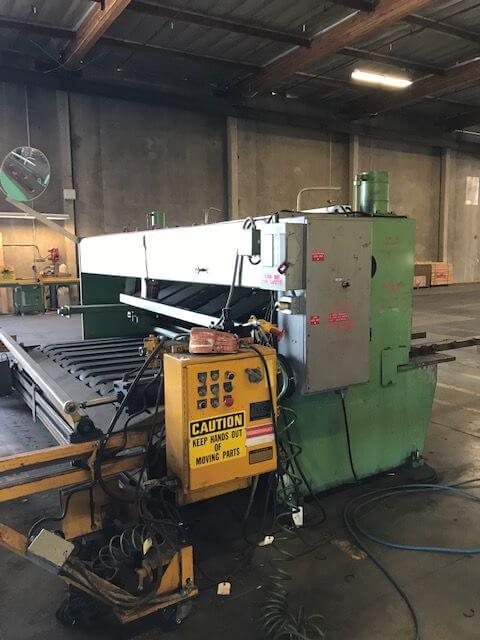 Used 13' x 1/4" LVD Hydraulic Shear, Stock 1140 - Blackstone Machinery