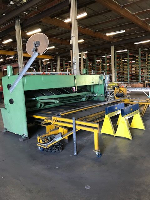 Used 13' x 1/4" LVD Hydraulic Shear, Stock 1140 - Blackstone Machinery