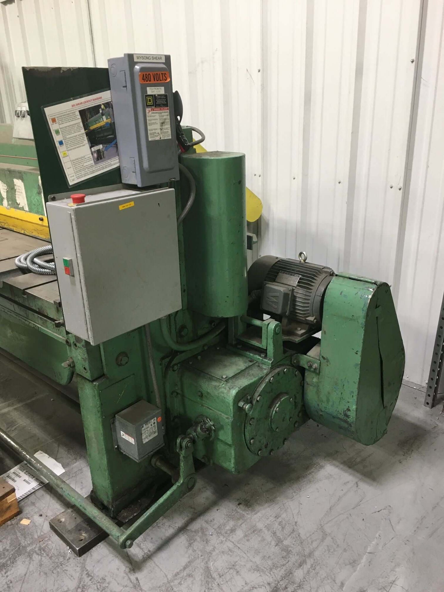 Used 10' x 10ga Wysong 1010RD Mechanical Shear, Stock 1113 - Blackstone Machinery