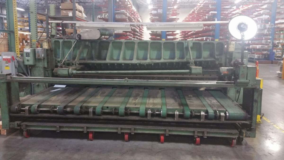 Used 12' x 1/4" Wysong 1225 Mechanical Shear, Stock 1139 - Blackstone Machinery