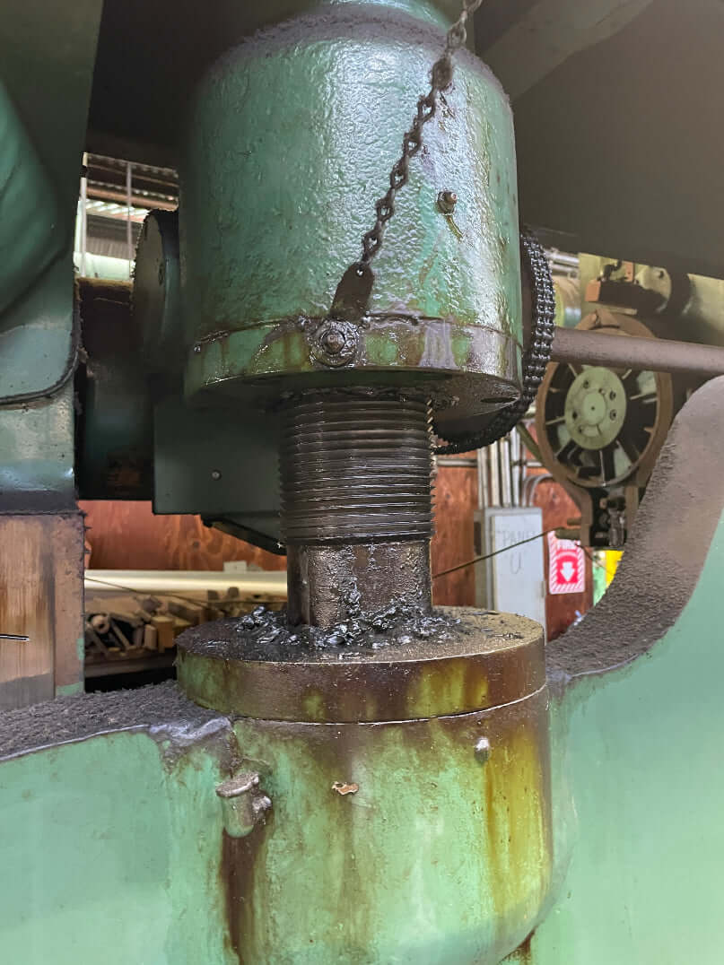 Used 375 Ton x 10ft Chicago Model 606-D Mechanical Press Brake, Stock 1187 - Blackstone Machinery