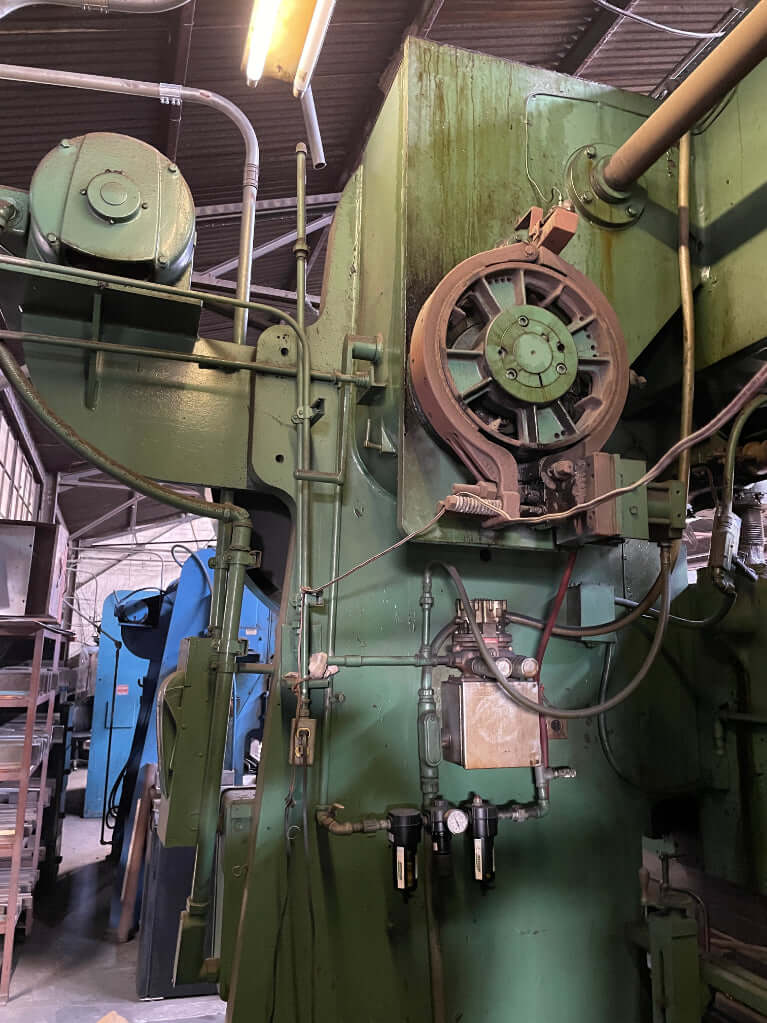 Used 375 Ton x 10ft Chicago Model 606-D Mechanical Press Brake, Stock 1187 - Blackstone Machinery