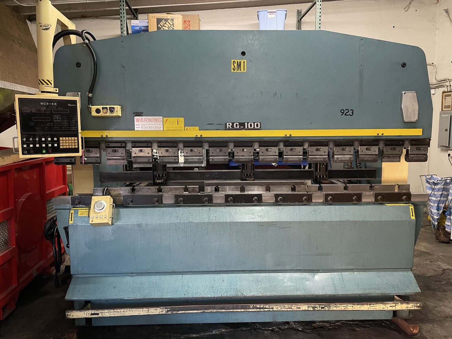 Used 110 Ton Amada RG-100 CNC Press Brake, Stock 1153 - Blackstone Machinery