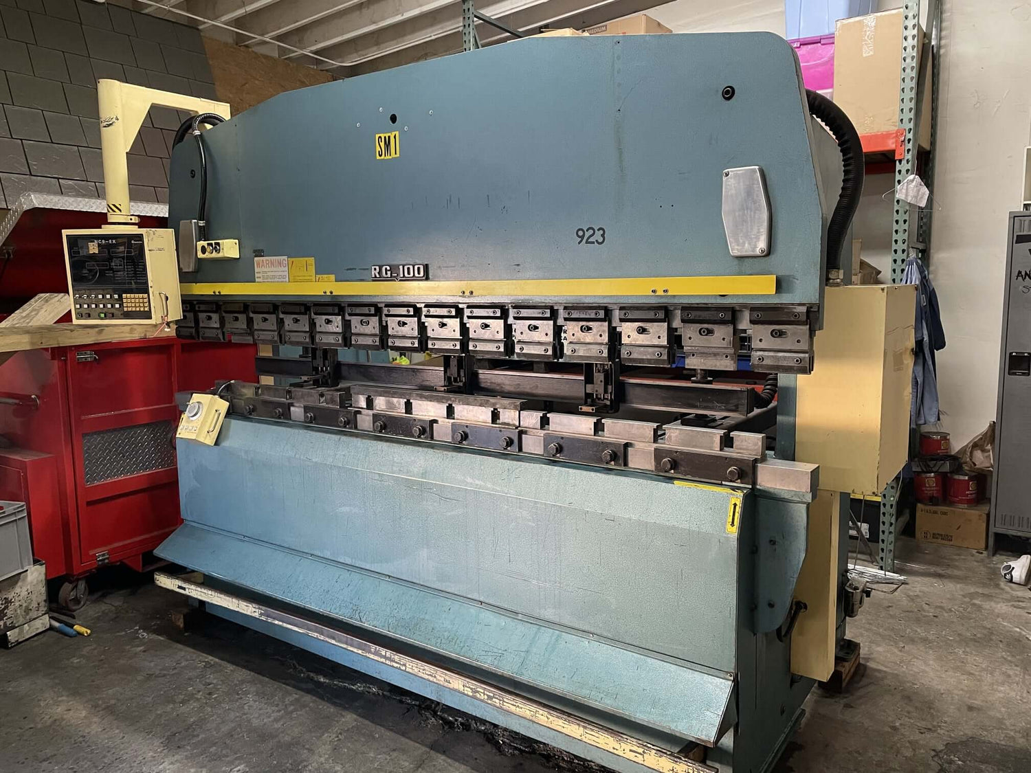 Used 110 Ton Amada RG-100 CNC Press Brake, Stock 1153 - Blackstone Machinery