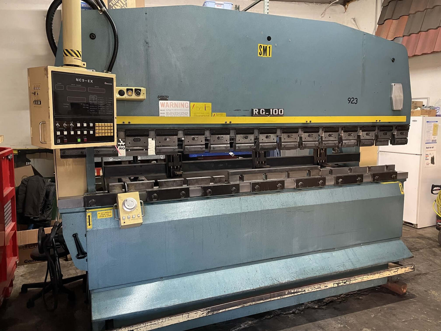 Used 110 Ton Amada RG-100 CNC Press Brake, Stock 1153 - Blackstone Machinery