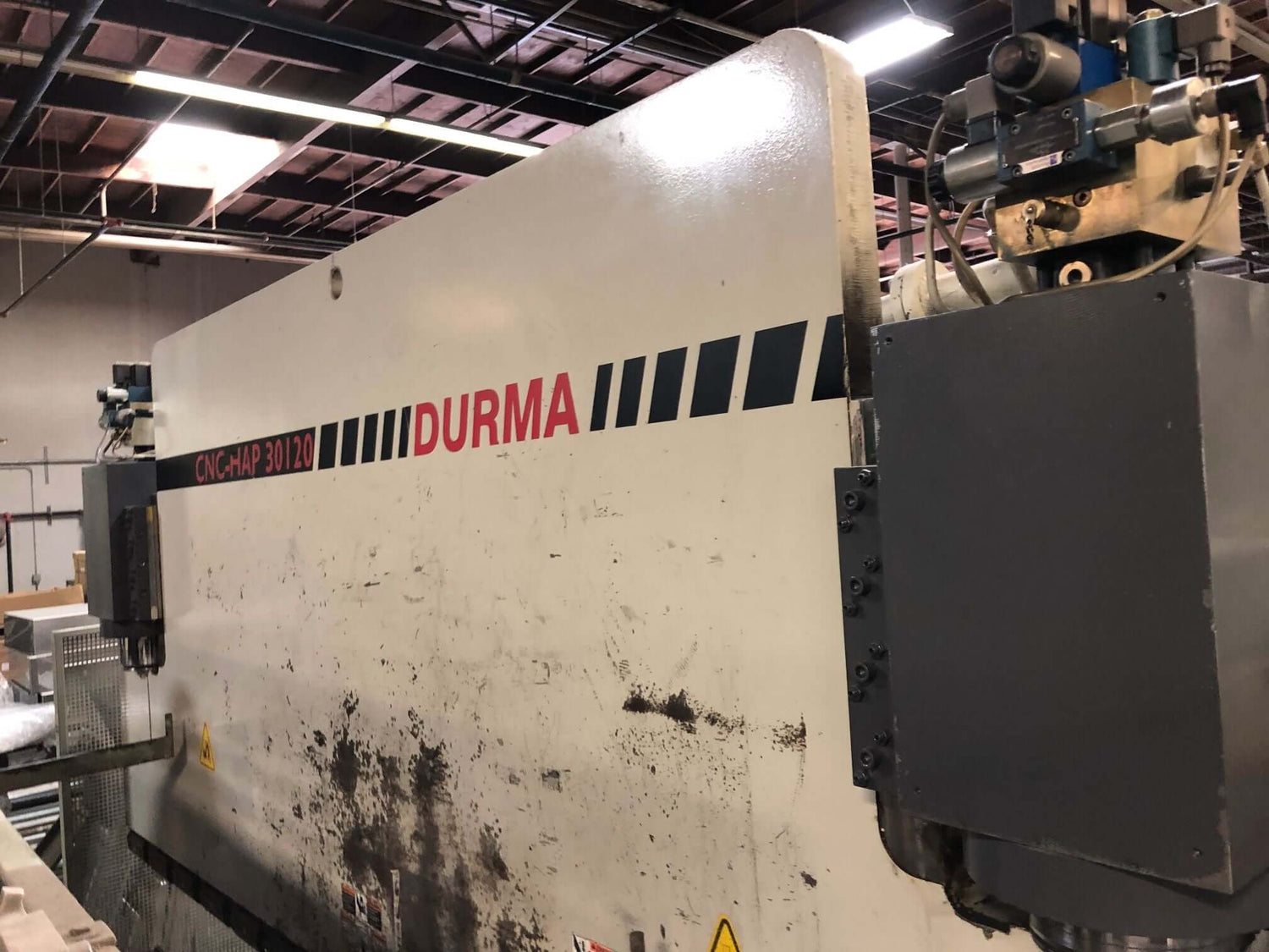 Used 120 Ton x 10' Durma HAP30120 CNC Hydraulic Press Brake, Stock 1135 - Blackstone Machinery