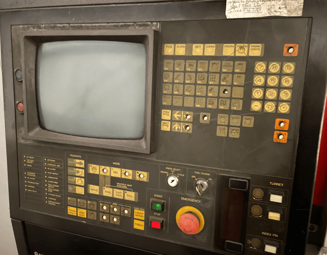 Used 22 Ton Amada Aries 245 CNC Turret Punch, Stock 1223 - Blackstone Machinery