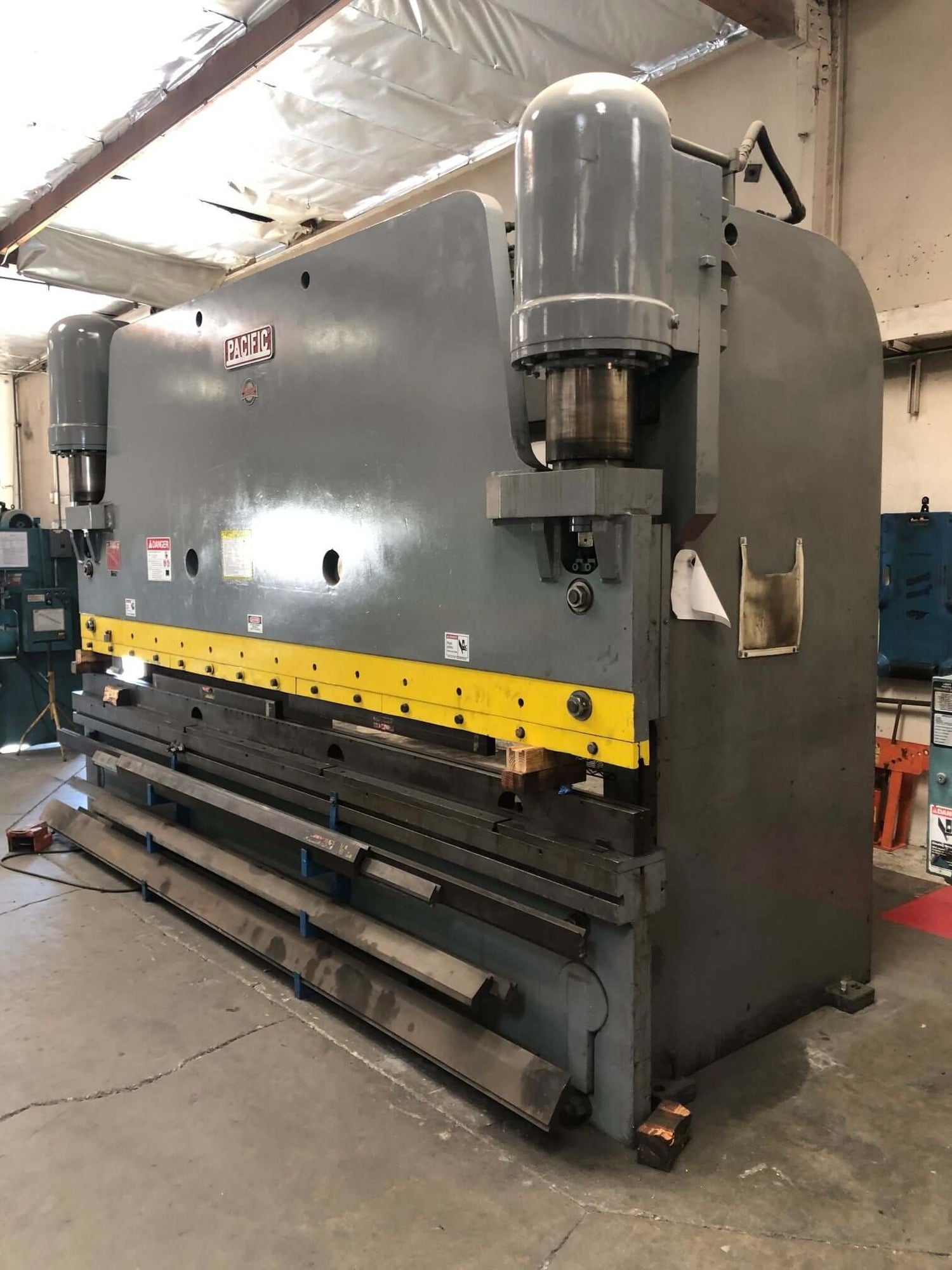 Used 300 Ton x 14ft Pacific 300-14 Hydraulic Press Brake, Stock 1155 - Blackstone Machinery