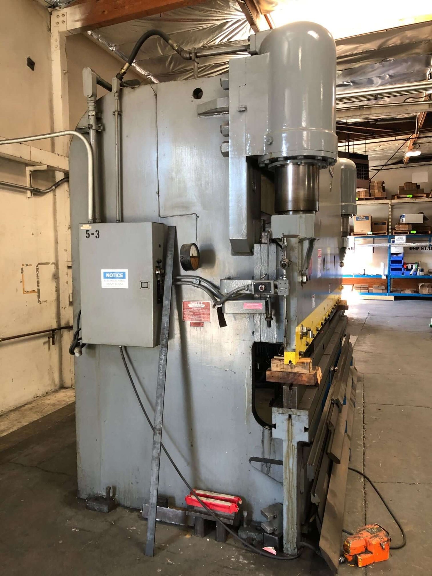 Used 300 Ton x 14ft Pacific 300-14 Hydraulic Press Brake, Stock 1155 - Blackstone Machinery